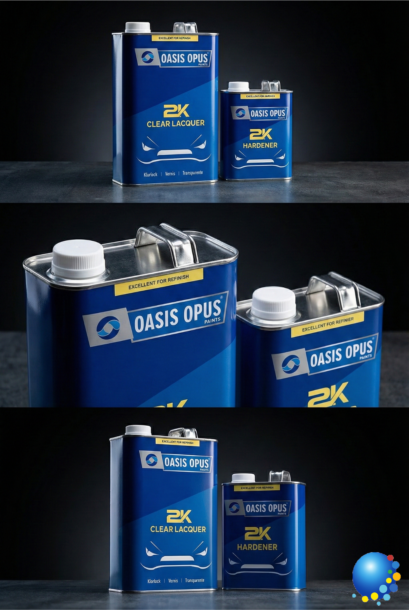 OASIS OPUS® 2K Clear Lacquer + Hardener Set (1.0L + 0.5L)